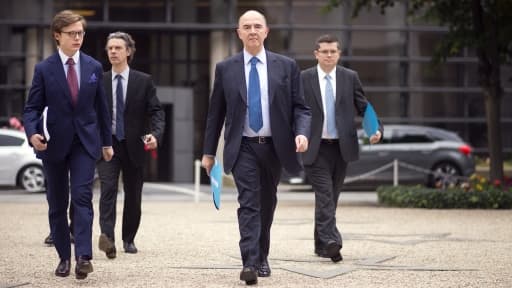 Le ministre de l'Economie Pierre Moscovici, a revu à la hausse la prévision de croissance française pour fin 2013.
