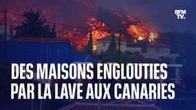 Les images de maisons englouties par la lave aux Canaries, après l'éruption du Cumbre Vieja