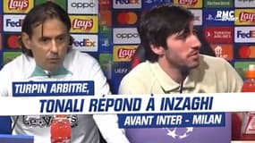 Inter - Milan : Turpin arbitre, passe d'armes entre Inzaghi et Tonali