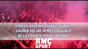 Stress, effervescence, fumis... Zagreb délire après la qualif' de la Croatie pour la finale du Mondial
