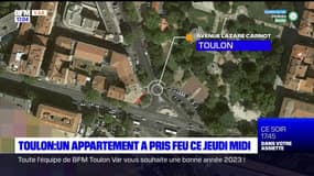 Un appartement touché par un incendie ce jeudi à Toulon
