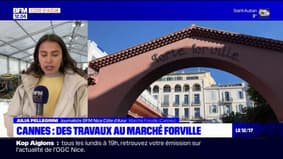 Cannes: le marché Forville en travaux de rénovation