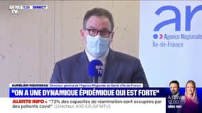 Aurélien Rousseau, directeur de l'ARS IDF: "Plus de 50 % de tests positifs sont des variants, dont 90% sont issus du variant britannique"