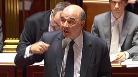 Le ministre de l'Economie Pierre Moscovici, jeudi au Sénat.