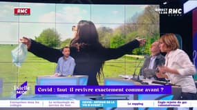 Covid : retour de la vie d’avant ? "C'est un transfert de responsabilité, les Français doivent devenir autonomes" dit Catherine Rambert. 