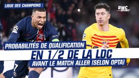 Ligue des Champions : Probabilités de qualification en 1/2 avant le match aller des 1/4 de finale (selon Opta)