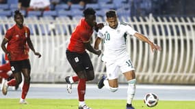 Youcef Belaïli lors du match Algérie-Ouganda, qualifications pour la CAN 2023, le 4 juin 2022