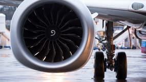 Le moteur d'un Boeing 737.