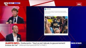 Manif/Policier attaqué : "C'est l'action stupide, inacceptable et intolérable d'une dizaine de personnes"