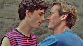 Timothée Chalamet et Armie Hammer dans "Call me by your name".