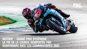 MotoGP / Grand Prix d'Espagne : La fin de la course remportée par Quartararo avec les commentaires RMC