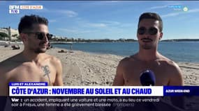 "J'ai jamais vu ça": les habitants de la Côte d'Azur se baignent encore en novembre