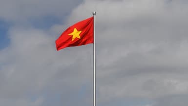 Le drapeau du Vietnam (illustration)