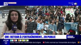Olympique de Marseille: 20.000 spectateurs pour le retour à l'entraînement des joueurs