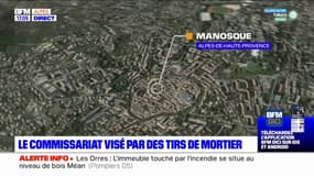 Manosque: le commissariat visé par des tirs de mortier d'artifice, six individus en fuite