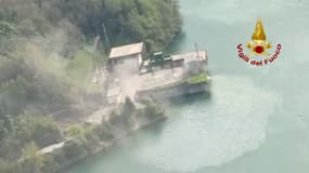 Une explosion a eu lieu dans une centrale hydrélectrique de Camugnano, en Italie, le 9 avril 2024
