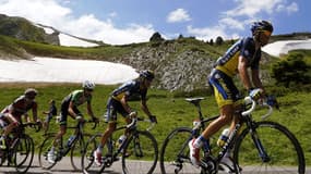 Alberto Contador, à droite, a subi la loi de Chris Froome lors de la 8e étape du Tour de France