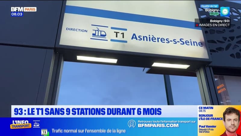 Seine Saint-Denis: le T1 à l'arrêt entre Bobigny et Noisy-le-Sec pendant six mois, des bus de substitution mis en place