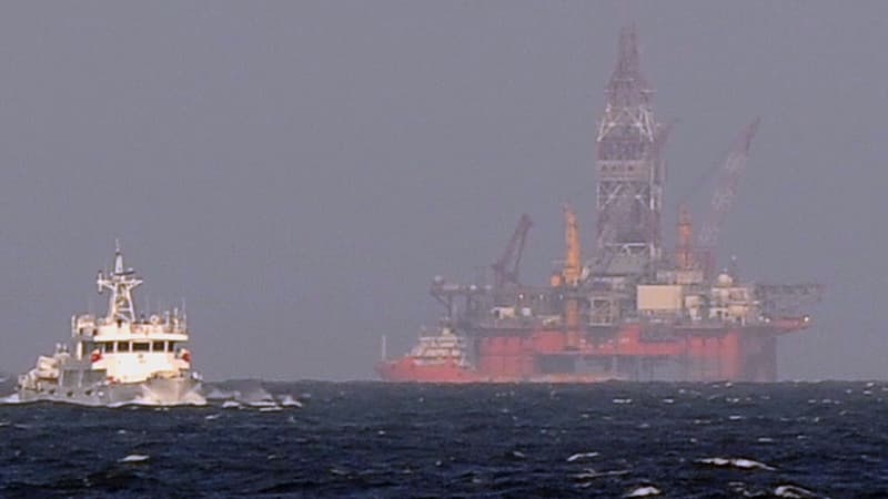 La plateforme disputée entre la Chine et le Vietnam, le 14 mai 2014