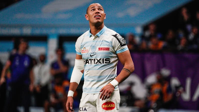 Gaël Fickou, joueur du Racing 92, à Paris-La Défense Arena, 6 janvier 2024