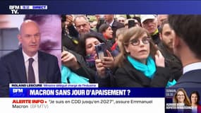 Roland Lescure, ministre de l'Industrie: "Je pense que le ton utilisé par [Emmanuel Macron] est un ton d'apaisement"