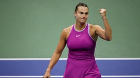 La Biélorusse Aryna Sabalenka en finale de l'US Open, 7 septembre 2024