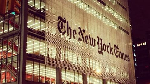 Le NYT a été le premier média américain à dénoncer des actes de piratages issus de la Chine