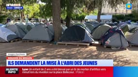 Square du Béguin à Lyon: un collectif demande la mise à l'abri des jeunes