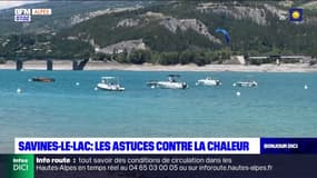 Hautes-Alpes: les astuces contre la chaleur à Savines-le-Lac