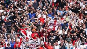 Des supporters anglais à Wembley, le 29 juin 2021.