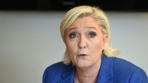 Marine Le Pen à Hénin-Beaumont, dans le nord de la France, le 19 mai 2017