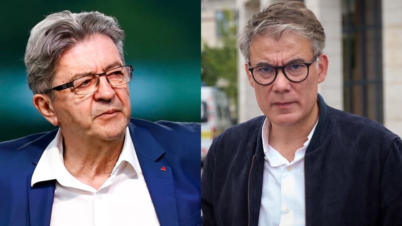 Jean-Luc Mélenchon et Olivier Faure