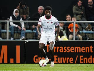 Andy Pelmard avec Clermont, à Lorient le 19 mai 2024