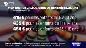 Trois millions de familles vont recevoir l'allocation de rentrée scolaire ce mardi