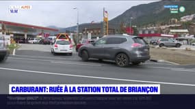 Carburant: ruée à la station Total de Briançon