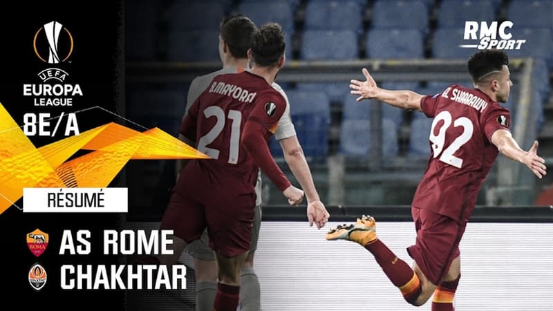 Résumé : AS Rome 3-0 Chakhtar - Ligue Europa 8e de finale aller