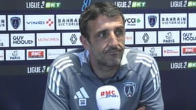Stéphane Gilli, coach du Paris FC, en conférence de presse - le 06/03/2025