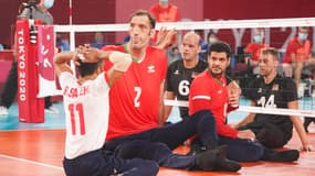 Morteza Mehrzad (N°2), lors des Jeux paralympiques de Tokyo en 2021.