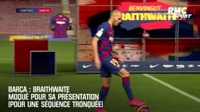 Barça : Braithwaite moqué pour sa présentation (pour une séquence tronquée)