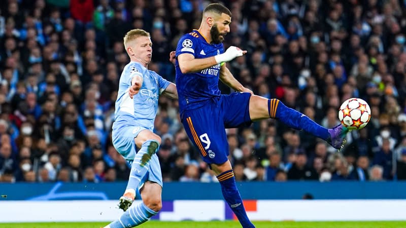 K. Benzema face à A. Zinchenko