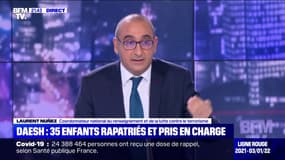 Laurent Nuñez sur les enfants français de Daesh: "Les jeunes enfants orphelins ou dont la mère accepte de se séparer peuvent bénéficier d'un rapatriement"