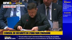 "La Chine pourrait obliger Moscou à cesser cette invasion", martèle Volodymyr Zelensky depuis le Conseil de sécurité de l'ONU