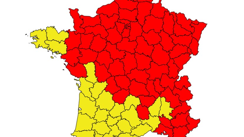 Les départements métropolitains placés en alerte aux pollens, le 5 avril 2024 