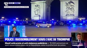Police: rassemblement sous l'Arc de Triomphe - 13/06