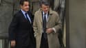 Nicolas Sarkozy et Jean-Louis Borloo, en novembre dernier. Au lendemain des élections cantonales, le chef de l'Etat a mis en garde lundi lors d'une réunion de responsables de droite, les diviseurs de la majorité, visant notamment, selon un participant, so