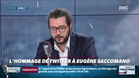 #Magnien, la chronique des réseaux sociaux : L'hommage de Twitter à Eugène Saccomano - 08/10