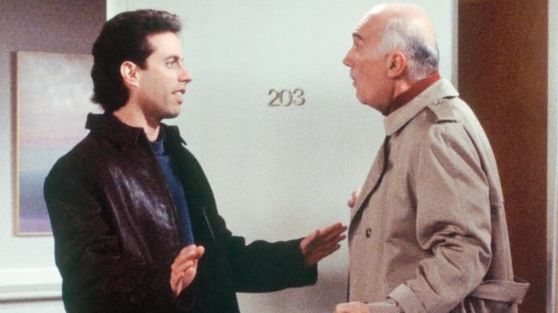 Jerry Seinfeld (à gauche) et Gene Dynarski (à droite)