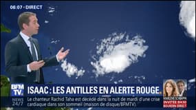 Quand la tempête Isaac va-t-elle frapper les Antilles?