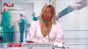 L'Académie de médecine dit un non catégorique à la réintégration des professionnels non vaccinés !  Joelle Dago-Serry : "L'Académie a totalement raison !"