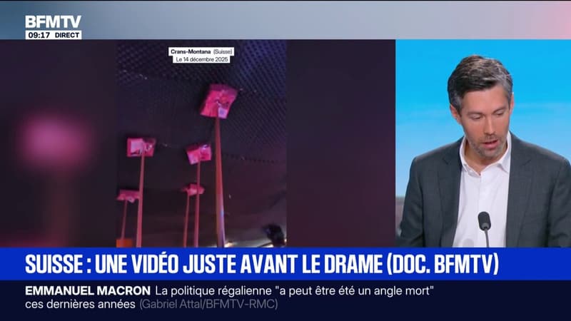 Crans-Montana: une vidéo deux semaines avant l'incendie meurtrier met en cause les mousses acoustiques du bar